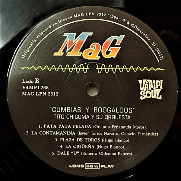 Tito Chicoma Y Su Orquesta – Cumbias y Boogaloos (LP, Vampi Soul, 2022) Image 4