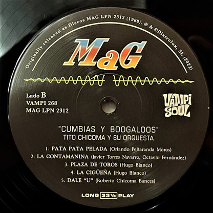 Tito Chicoma Y Su Orquesta – Cumbias y Boogaloos (LP, Vampi Soul, 2022) Image 4