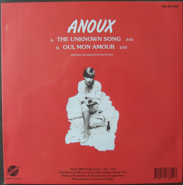 Anoux : The Unknown Song / Oui, Mon Amour (7", Ltd, RE)