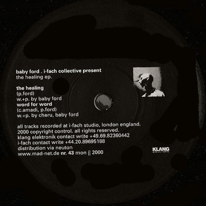 Baby Ford . I-Fach Collective* : The Healing EP (12", EP)