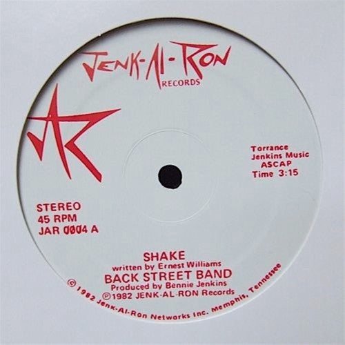 Back Street Band (2) : Shake (12", RE, Unofficial)
