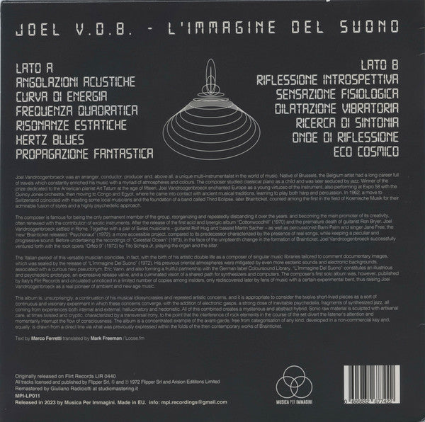 Joel V.D.B.* : L'Immagine Del Suono (LP)