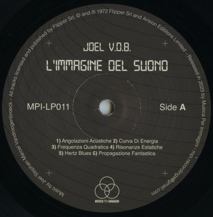 Joel V.D.B.* : L'Immagine Del Suono (LP)