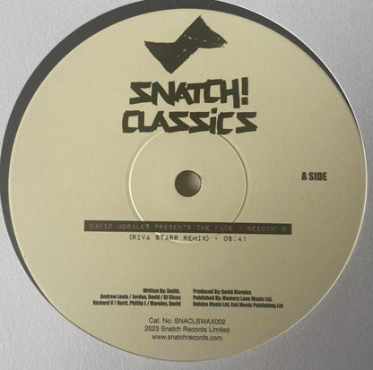 David Morales Presents The Face (3) / FPI Project : Needin U / Rich In Paradise (Going Back To My Roots) (12")