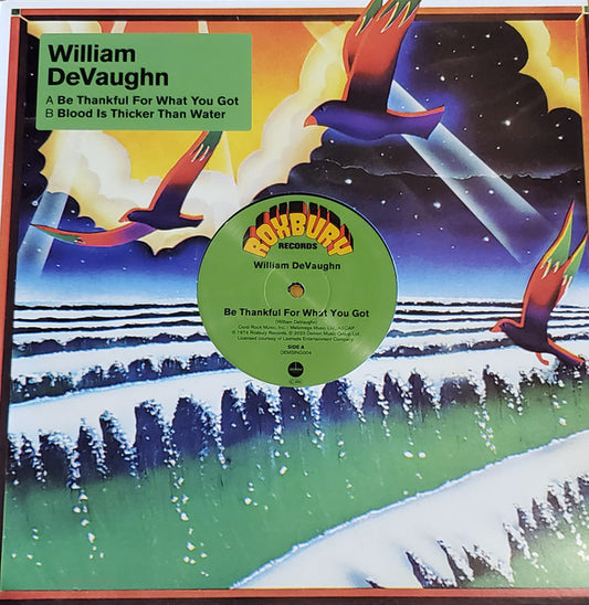 William DeVaughn : Be Thankful For What You Got (12", RE)