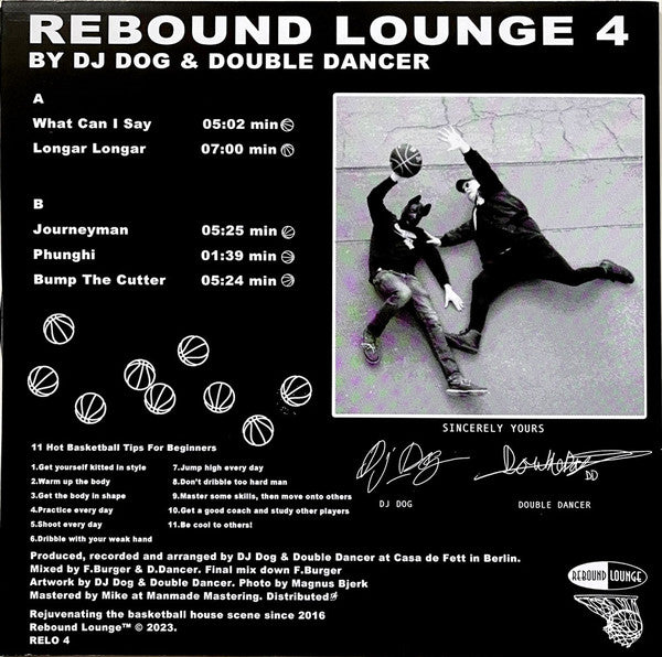 DJ Dog (2) & Double Dancer : Rebound Lounge 4 (12", EP)