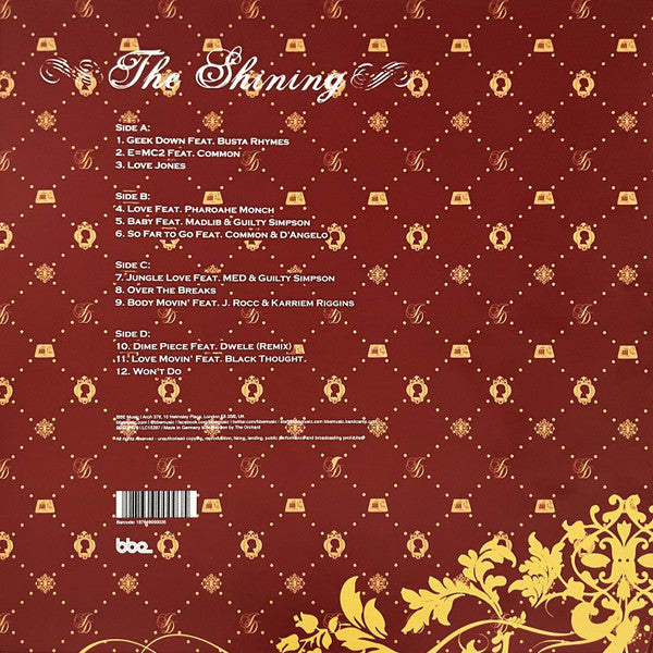 J Dilla - The Shining (2xLP) (Gatefold) – Further Records