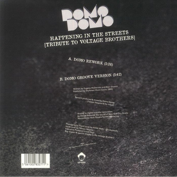 Domo Domo : Happening In The Streets (Tribute To Voltage Brothers) (12")