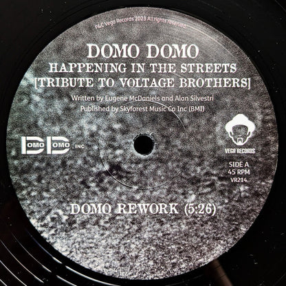 Domo Domo : Happening In The Streets (Tribute To Voltage Brothers) (12")