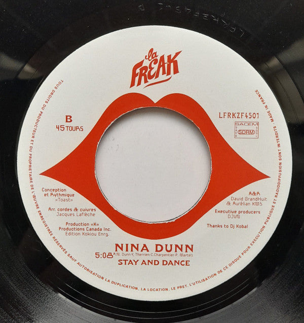 Nina Dunn : If You Want My Love / Stay And Dance (7", RE)