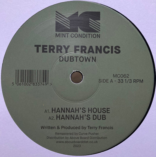 Terry Francis : Dubtown (12", RE)