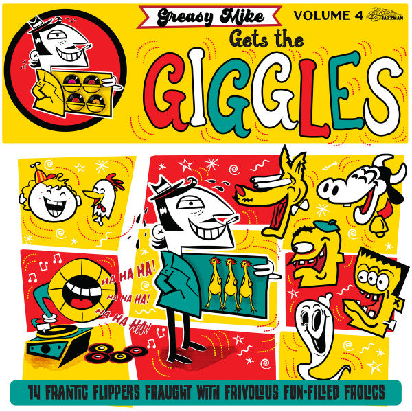 Various : Greasy Mike Gets The Giggles (LP, Comp)