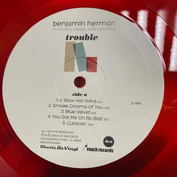 Benjamin Herman Featuring Daniel von Piekartz : Trouble (LP, Album, Ltd, Tra)