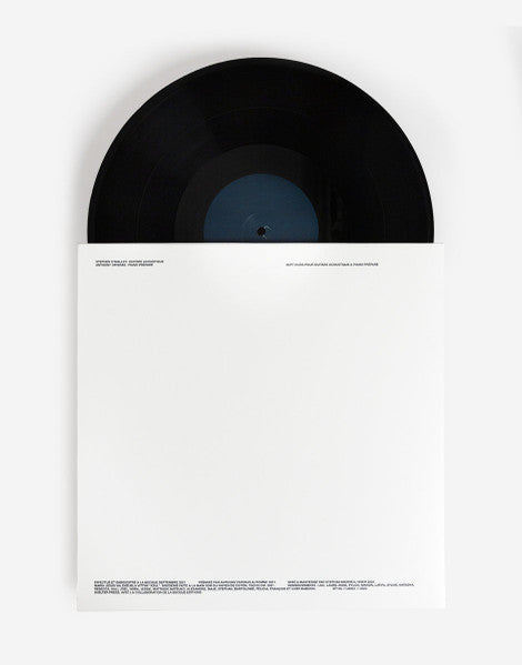Stephen O'Malley, Anthony Pateras : Sept Duos Pour Guitare Acoustique & Piano Pr​é​paré (LP + LP, S/Sided, Etch + Album, Ltd)