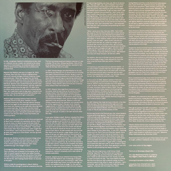 Mal Waldron - Terumasa Hino - Reminicent Suite (LP) (200 gr