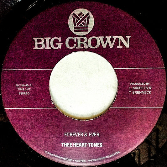 Thee Heart Tones : Forever & Ever / Sabor A Mi (7", Single)