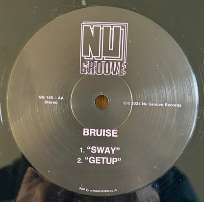 Deetron Bruise – Runnin' / AM_909 / Sway / Getup (12", Nu Groove Records, 2024) Back Cover