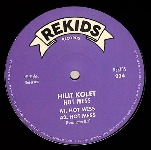 Hilit Kolet : Hot Mess (12")