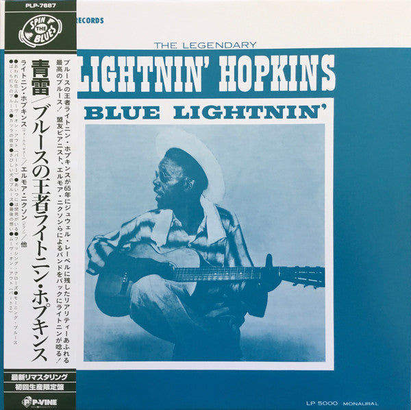 Lightnin' Hopkins : Blue Lightnin' (LP, Album, Mono, Ltd, RE, RM)