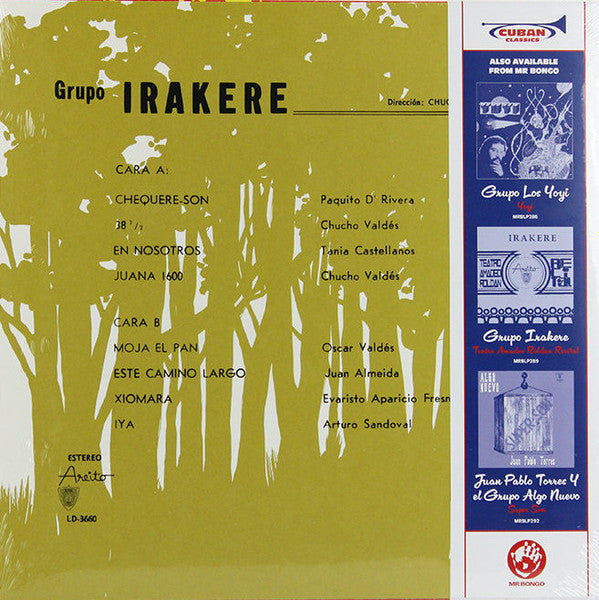 Irakere : Grupo Irakere (LP, Album, RE)