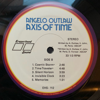 Angelo Outlaw : Axis Of Time (LP)