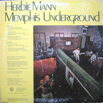 Herbie Mann : Memphis Underground (LP, Album, Mon)