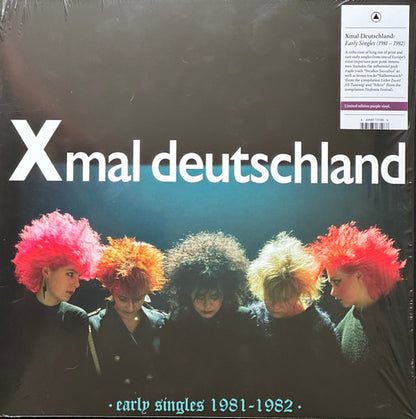 Xmal Deutschland – Early Singles (1981 - 1982) (LP, Purple Opaque, Sacred Bones Records, 2024) Front Cover