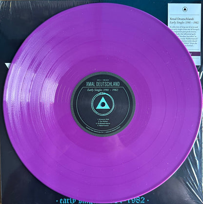 Xmal Deutschland – Early Singles (1981 - 1982) (LP, Purple Opaque, Sacred Bones Records, 2024) Image 4