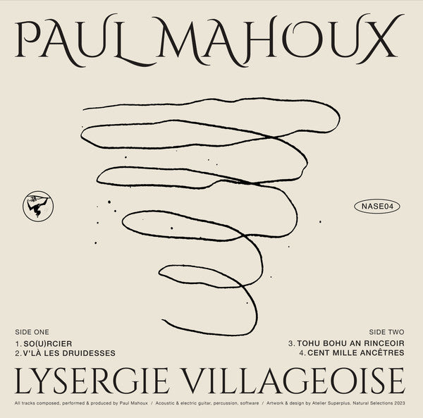 Paul Mahoux – Lysergie Villageoise (12", Natural Selections, 2024) Back Cover