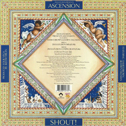 2SoulFusion Ascension Dames Brown Dawn Tallman – Shout! (12", Transparent Yellow, Vega Records, 2026) Back Cover