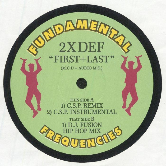2XDEF – First + Last (12", Fundamental Frequencies, 2026) Front Cover