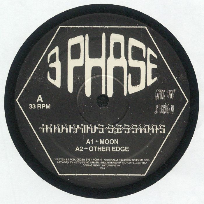 3 Phase – Anonymous Sessions (12", Coming From... Returning To..., 0) Front Cover