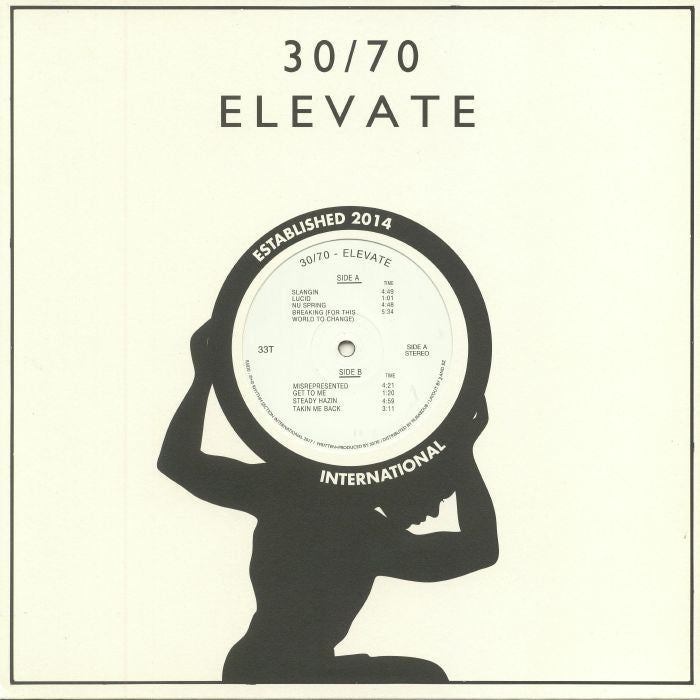 30/70 – Elevate (12", Rhythm Section International, 2017) Front Cover