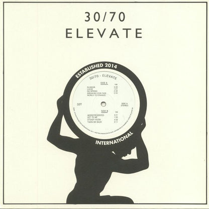30/70 – Elevate (12", Rhythm Section International, 2017) Front Cover