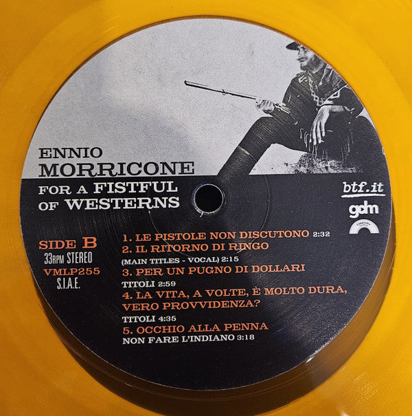Ennio Morricone : For A Fistful Of Westerns (LP, Comp, Ltd, Cle)