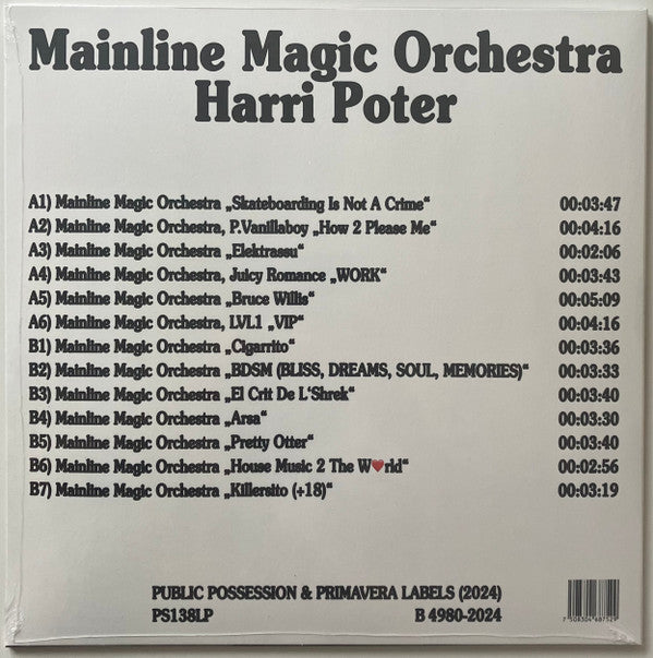 Mainline Magic Orchestra : Harri Potter (LP, Album)