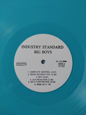 Big Boys (2) : Where's My Towel / Industry Standard (LP, Album, Ltd, RE, Aqu)