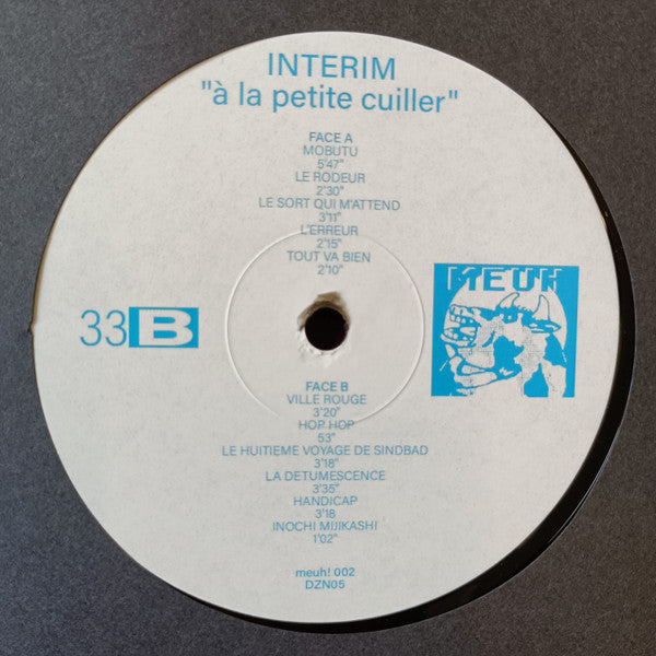 Interim* : À La Petite Cuiller (LP, Album, RE)