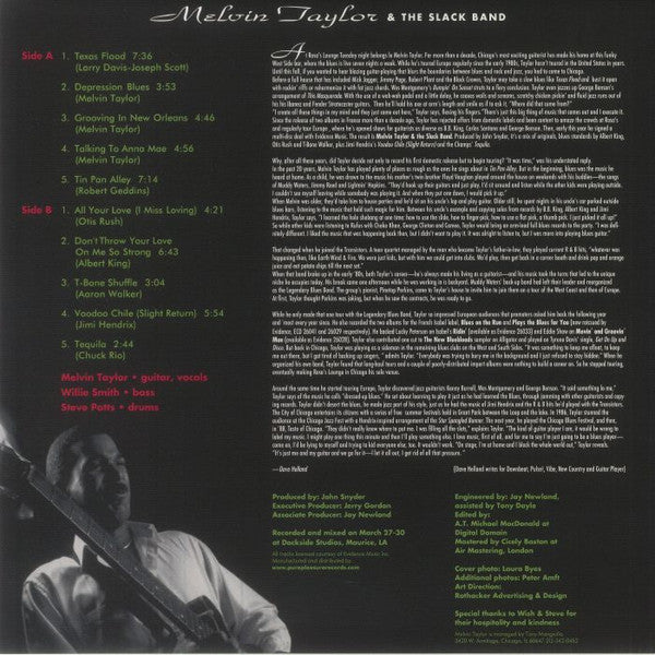 Melvin Taylor & The Slack Band : Melvin Taylor & The Slack Band (LP, Album, Ltd, RE, RM, 180)