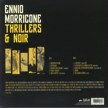 Ennio Morricone : Thrillers & Noir (LP, Comp, Cle)