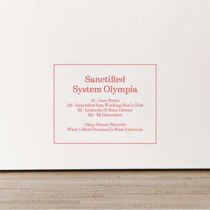 System Olympia : Sanctified (12", EP)