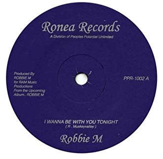 Robbie M : I Wanna Be With You Tonight (7")
