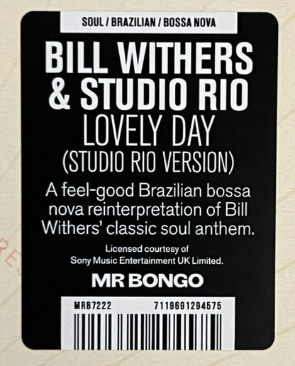 Bill Withers And Studio Rio : Lovely Day (7", Single)