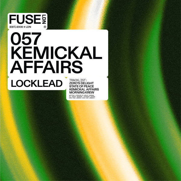 Locklead – Kemickal Affairs EP (12", Fuse London, 2024) Front Cover