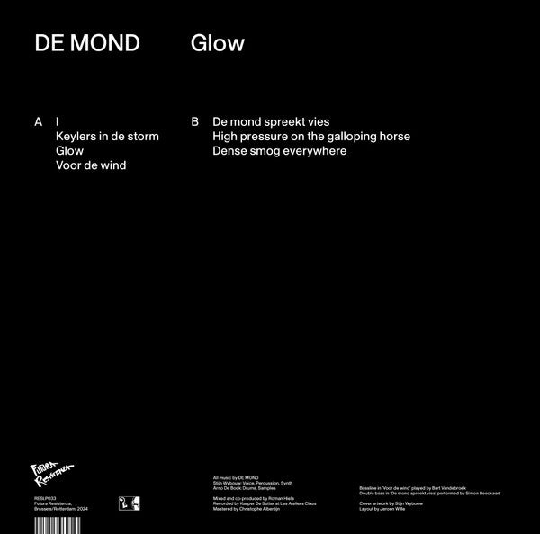 DE MOND : Glow (LP, Album, Ltd)