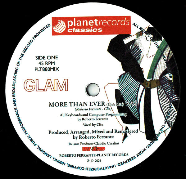 Glam (2) : More Than Ever (12", RE)