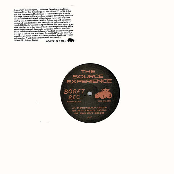 The Source Experience : Throwback (12", EP)