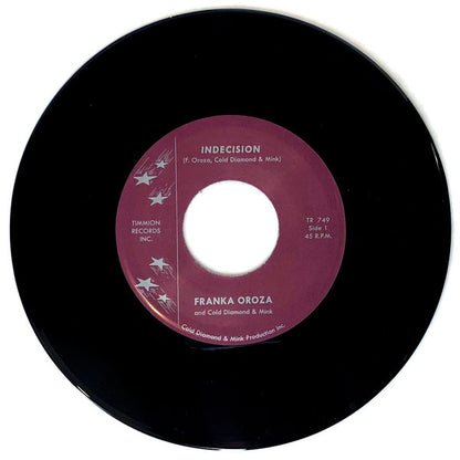 Franka Oroza , with  Cold Diamond & Mink : Indecision (7", Single)