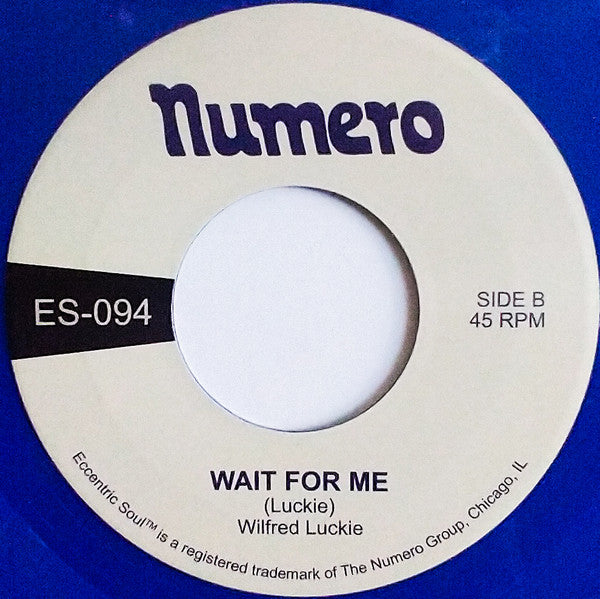 Wilfred Luckie : My Thing (7", Blu)