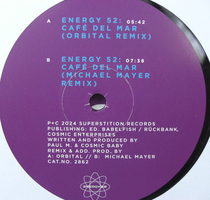 Energy 52 : Café Del Mar (12", Single)